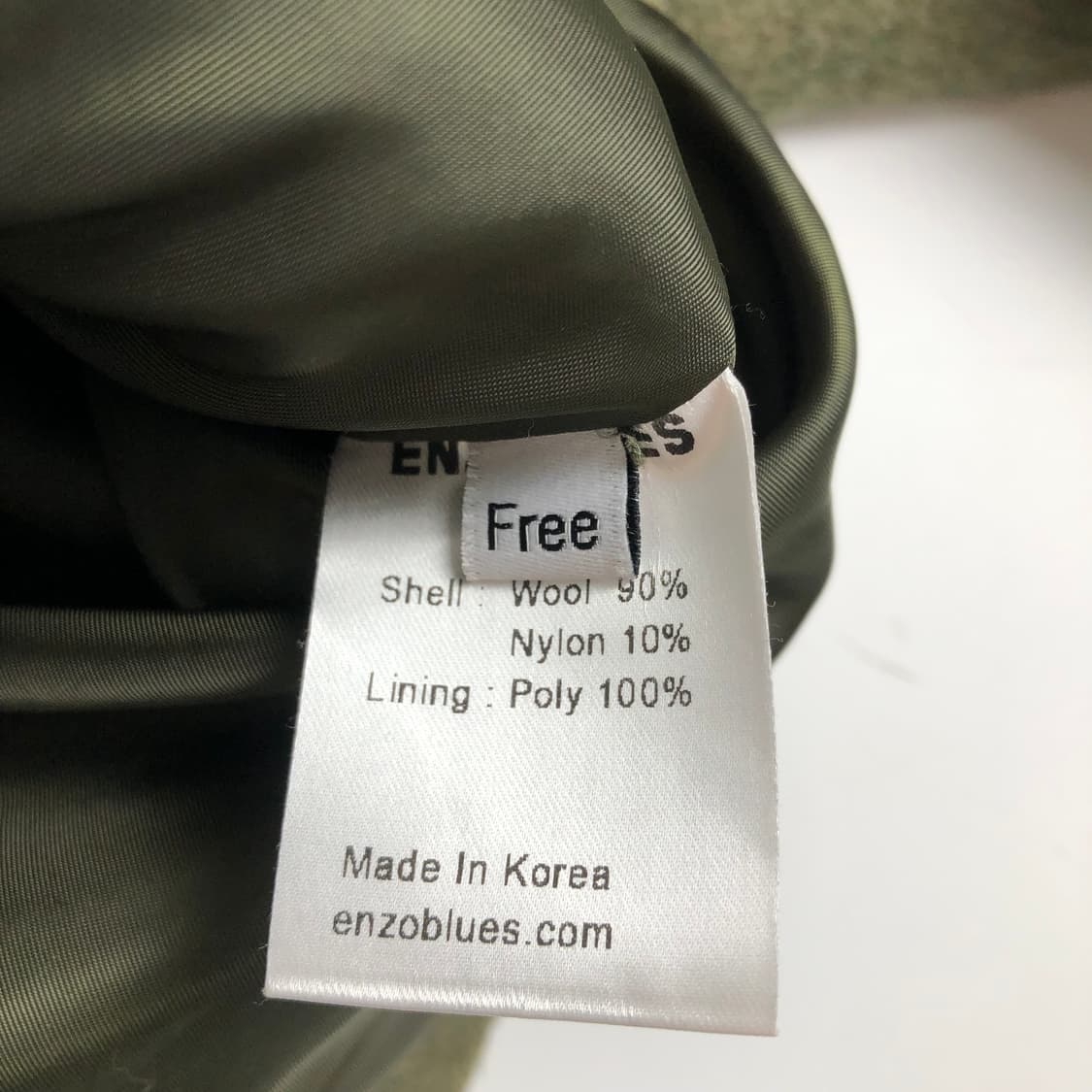 엔조블루스 울 숏 코트  상품이미지6