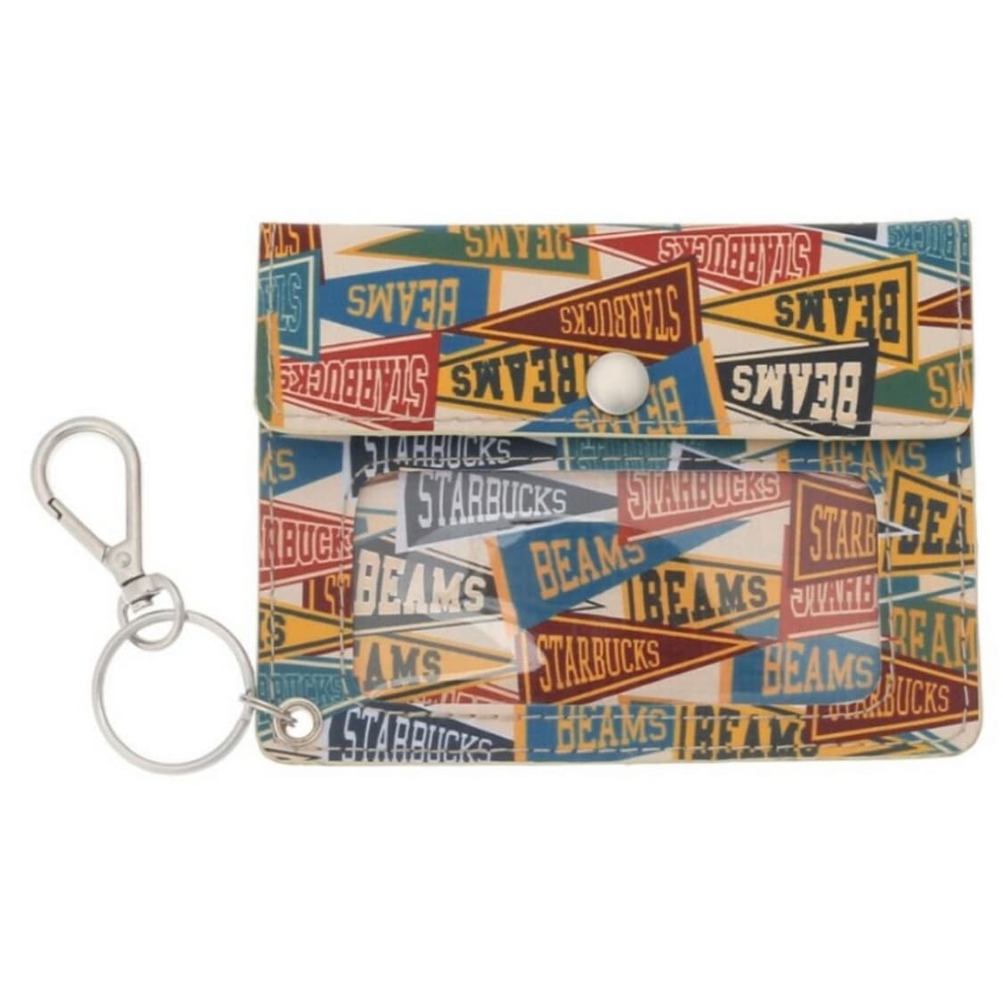 스타벅스 X 빔즈 페넌트 패턴 미니멀 케이스 카드지갑 키링 상품이미지1