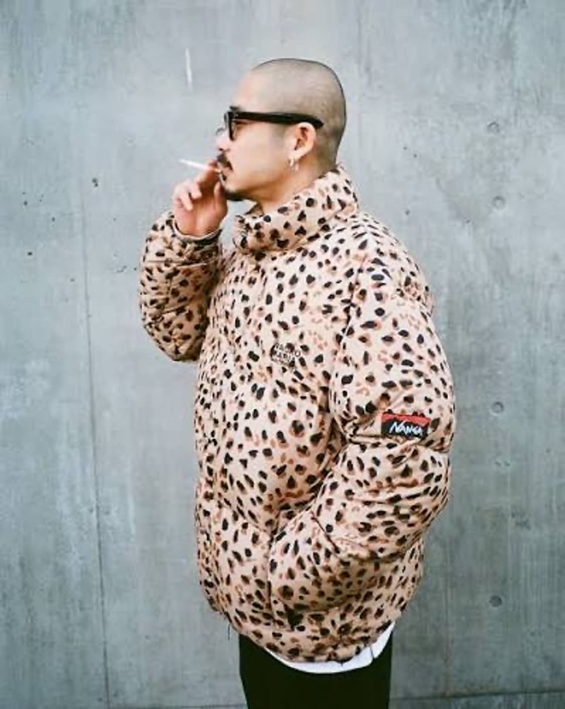 와코마리아 x 난가 레오파드 다운 자켓 2023fw 상품이미지3