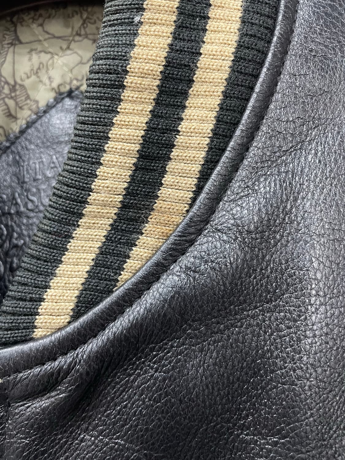 빈티지 블렌따노 블랙 카우 레더자켓 H1037 상품이미지7