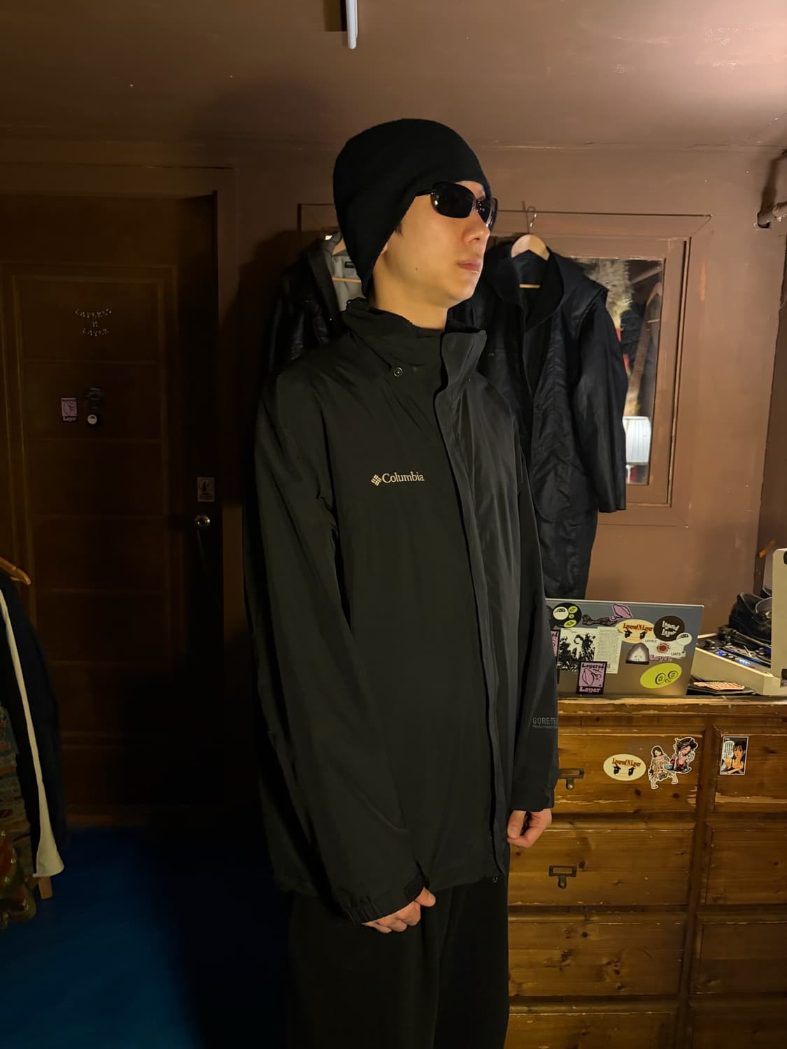 COLUMBIA GORETEX NECK WINDBREAKER JACKET 상품이미지2