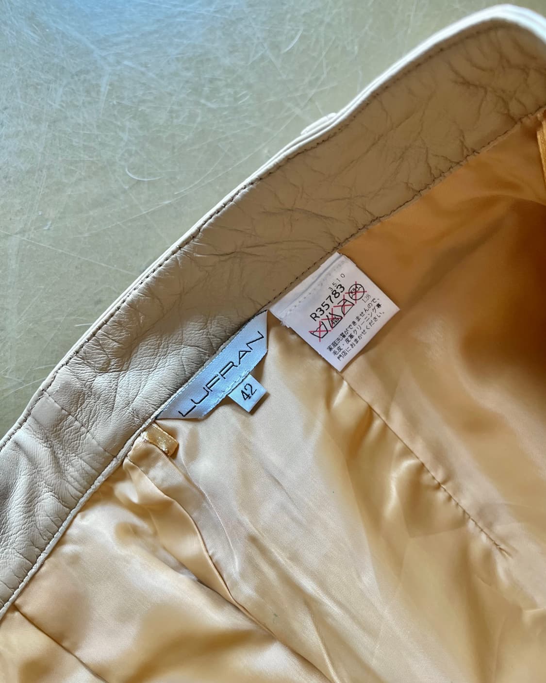 LUFRAN Real Lamb Leather Trouser Pants 상품이미지7