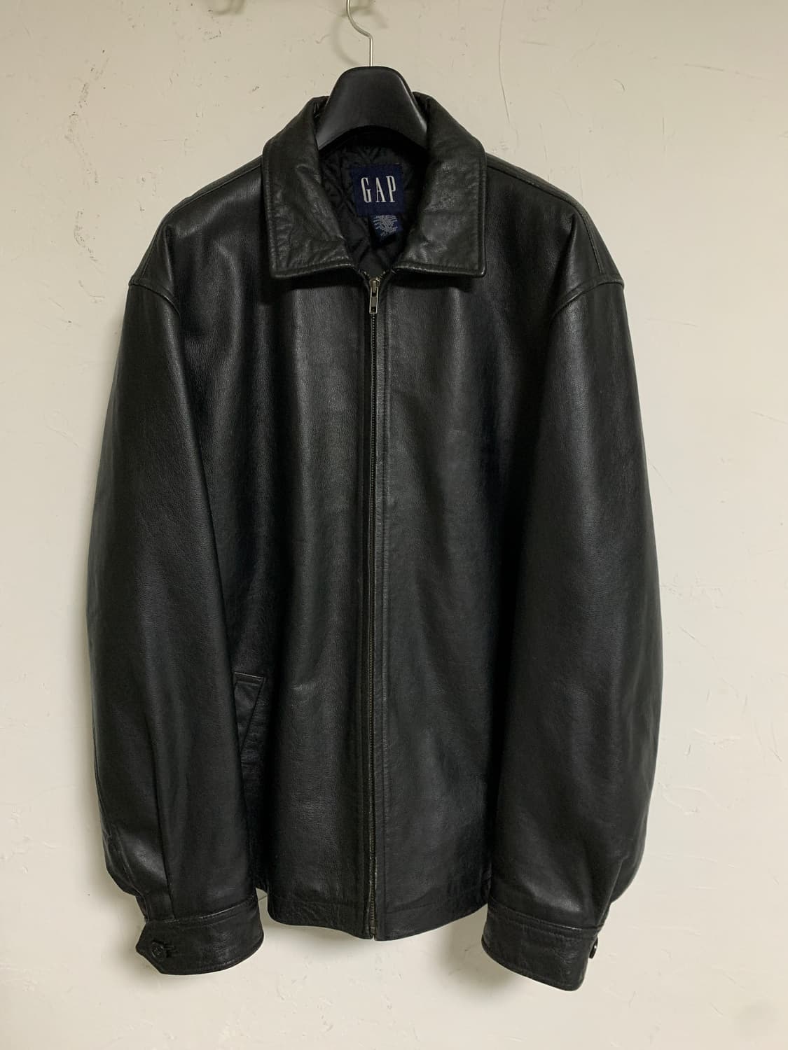 [L]90s 올드 갭 레더 자켓 상품이미지1