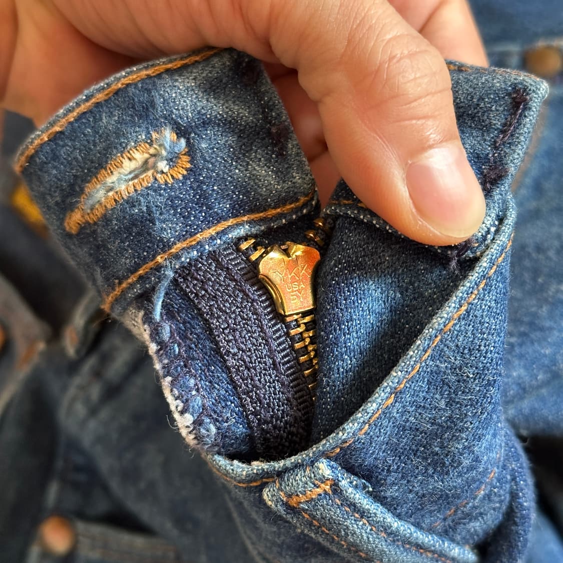 Wrangler usa 13mwz cowboy cut denim 상품이미지9