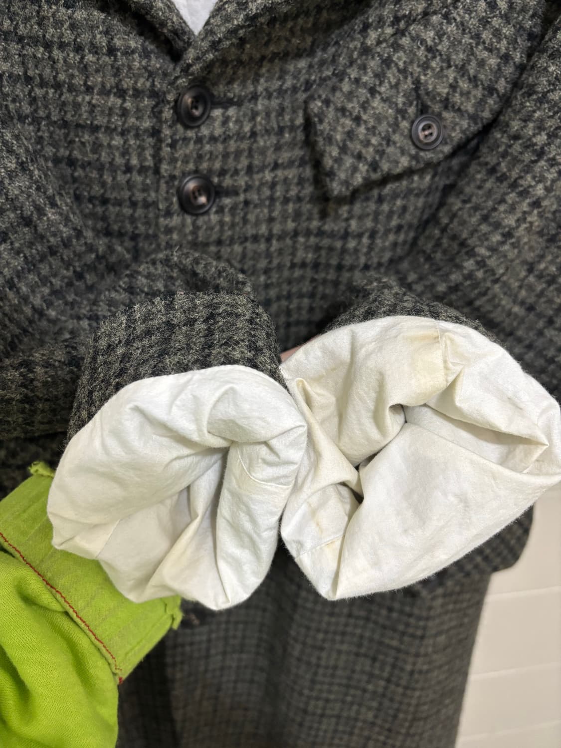 존 알렉산더 스켈튼 스코티쉬 트위드 롱 코트 상품이미지8