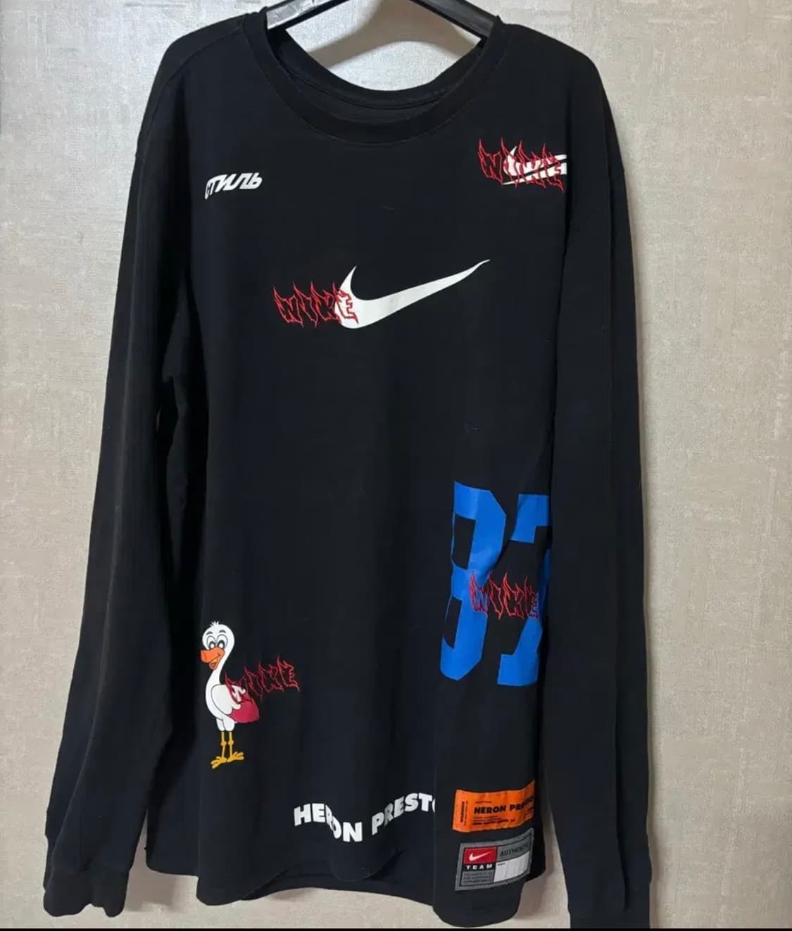 창모 킬링벌스 나이키X헤론프레스톤 롱슬리브 상품이미지2