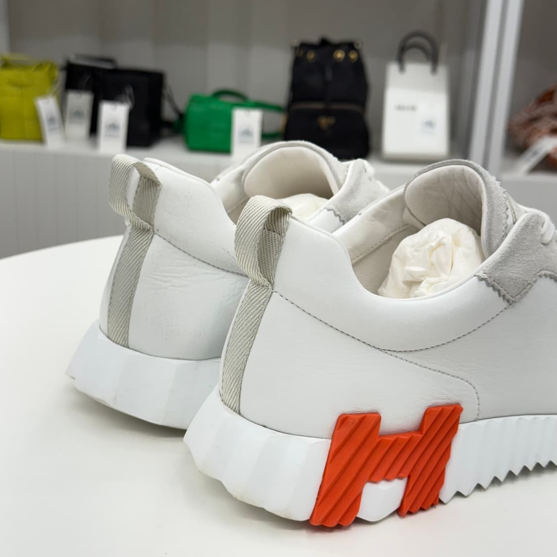 [42] 에르메스 카프스킨 바운싱 스니커즈 상품이미지6