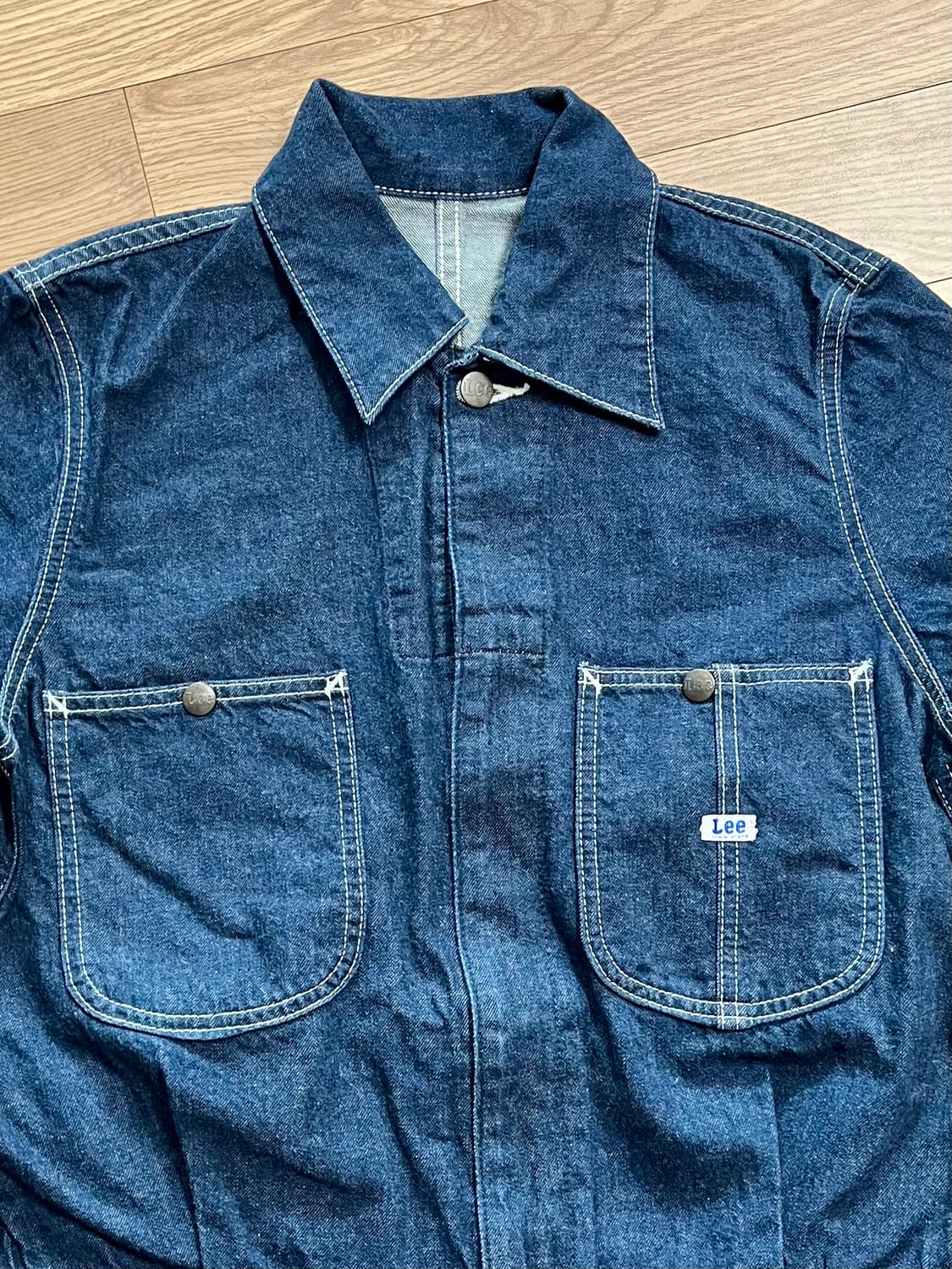 리 Lee 유니온 점프수트 올인원 커버올 인디고 S 상품이미지3