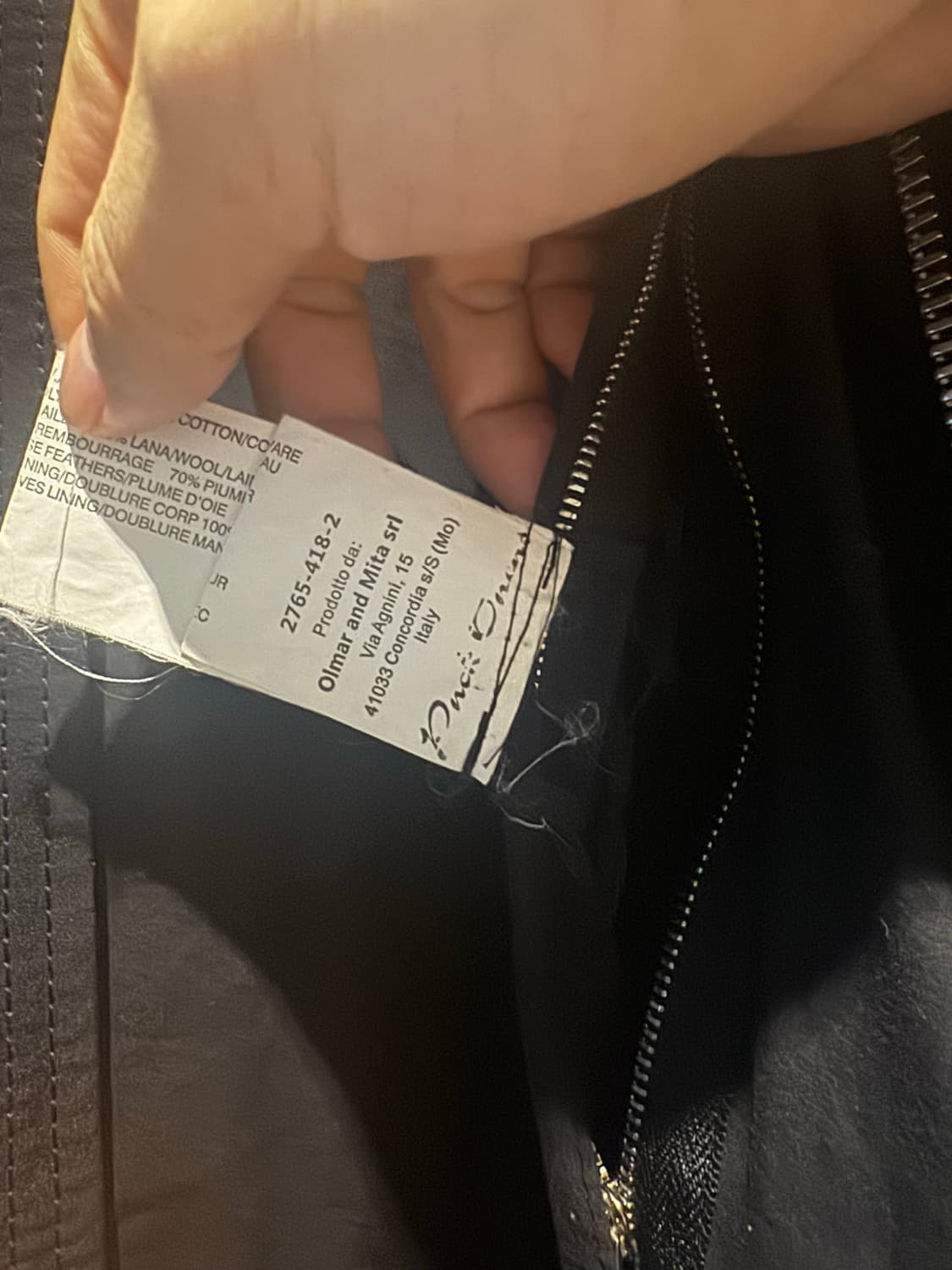 릭오웬스 구스다운 플라이트 봄버 46 상품이미지3