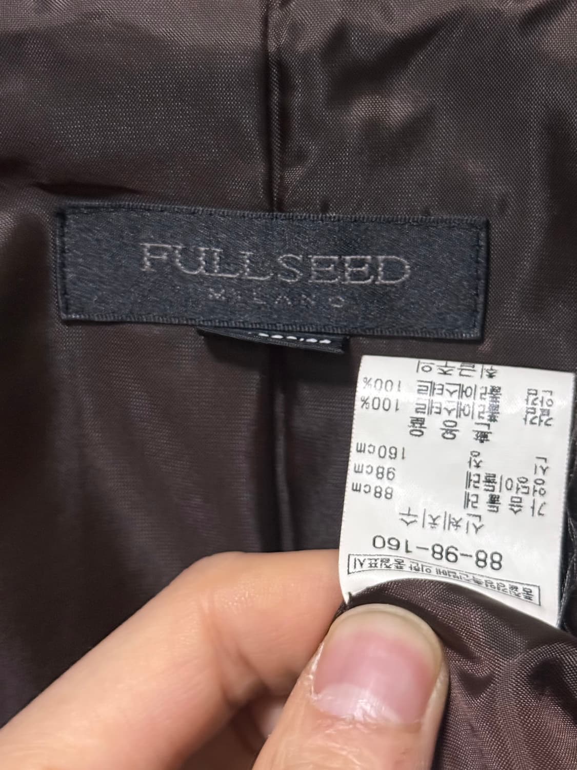 FULLSEED 밀라노 브라운 갈색 스웨이드 세무 레더 가죽 코치 자켓  상품이미지7