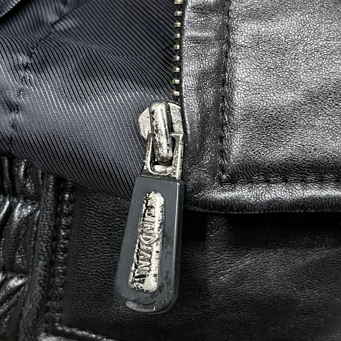 [정품/100] 인디안 빈티지 퍼카라 가죽자켓 b16 상품이미지6