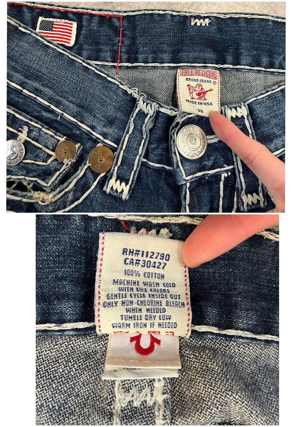 트루릴리젼 데님 팬츠 29 #csz2861 상품이미지3