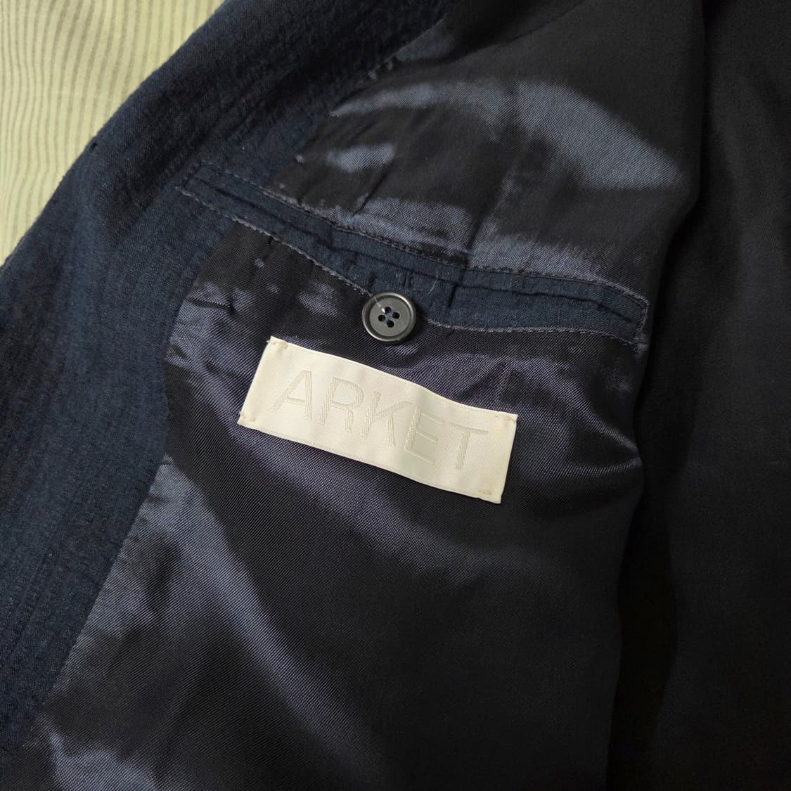 아르켓 시어서커 블레이저 48 다크네이비 / M 자켓 여름 상품이미지4