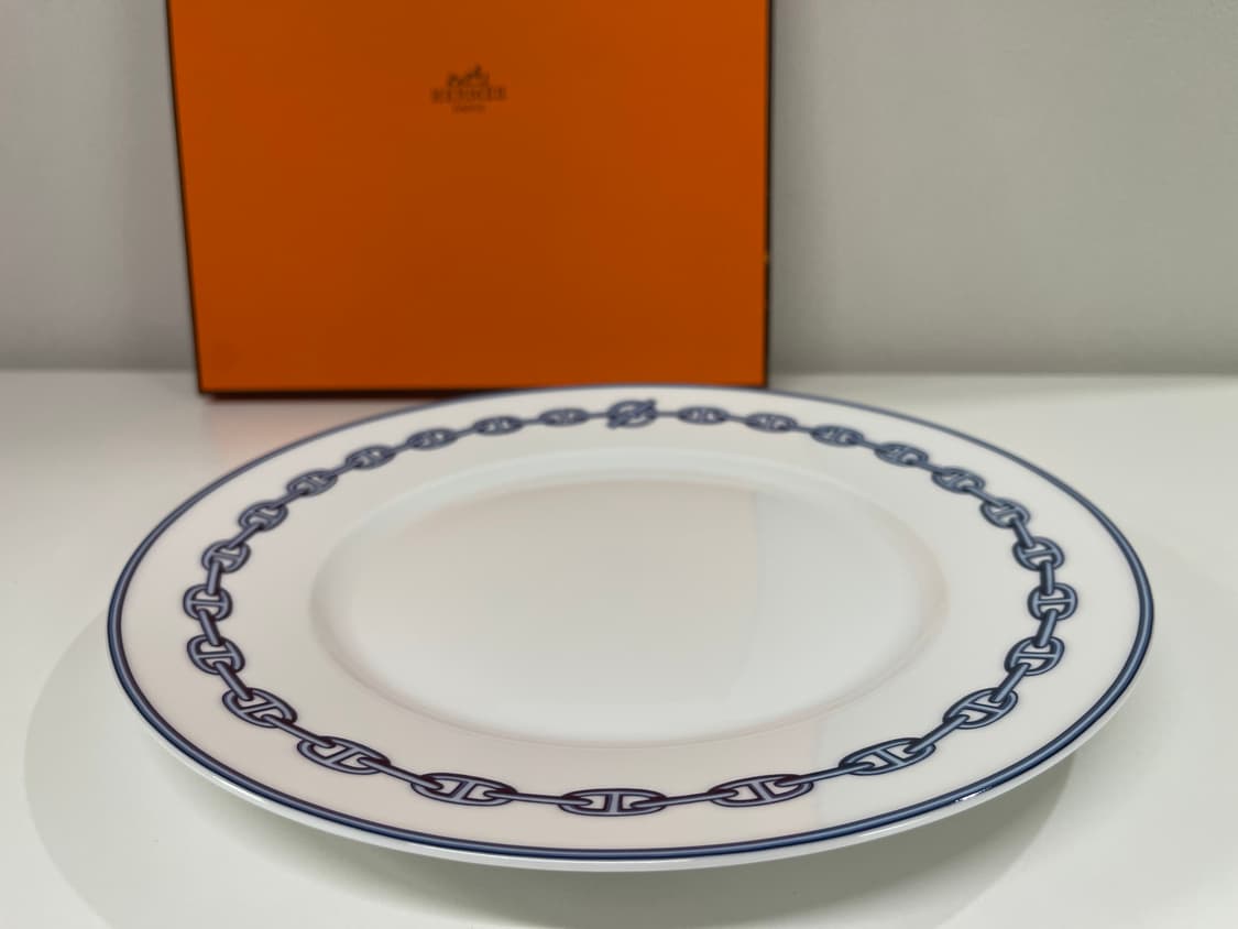 에르메스 샹달 블루 플레이트 1P HERMES 상품이미지6