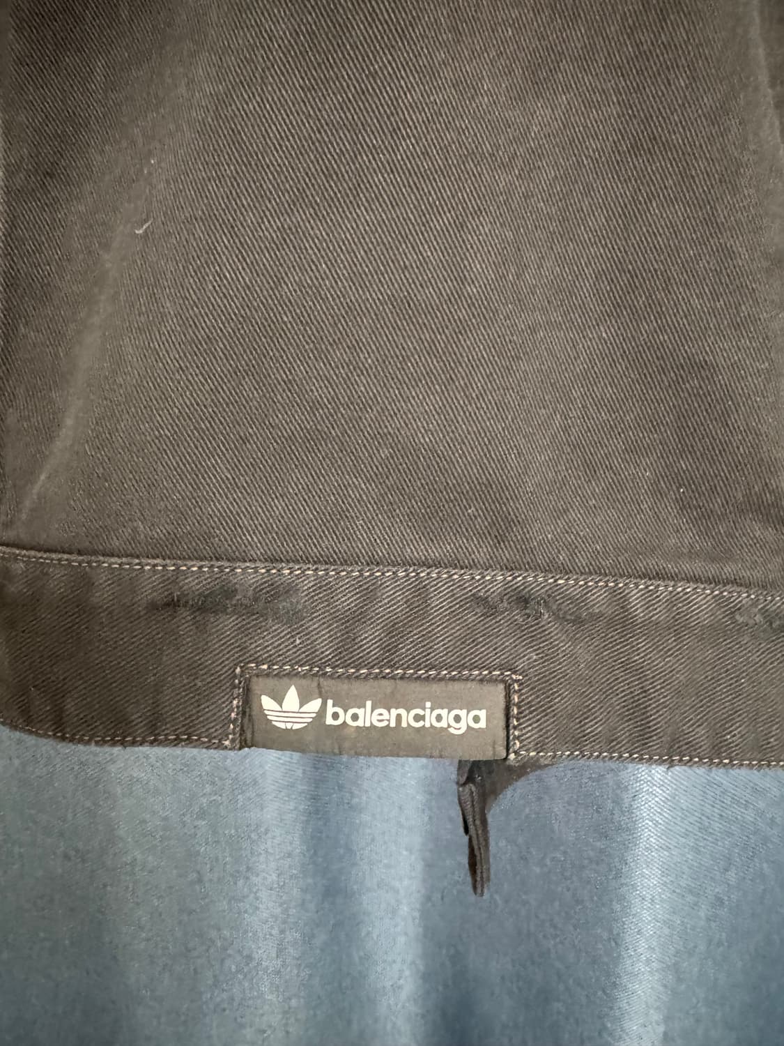 상의1/하의xs) 발렌시아가 X 아디다스 데님 세트 상품이미지3