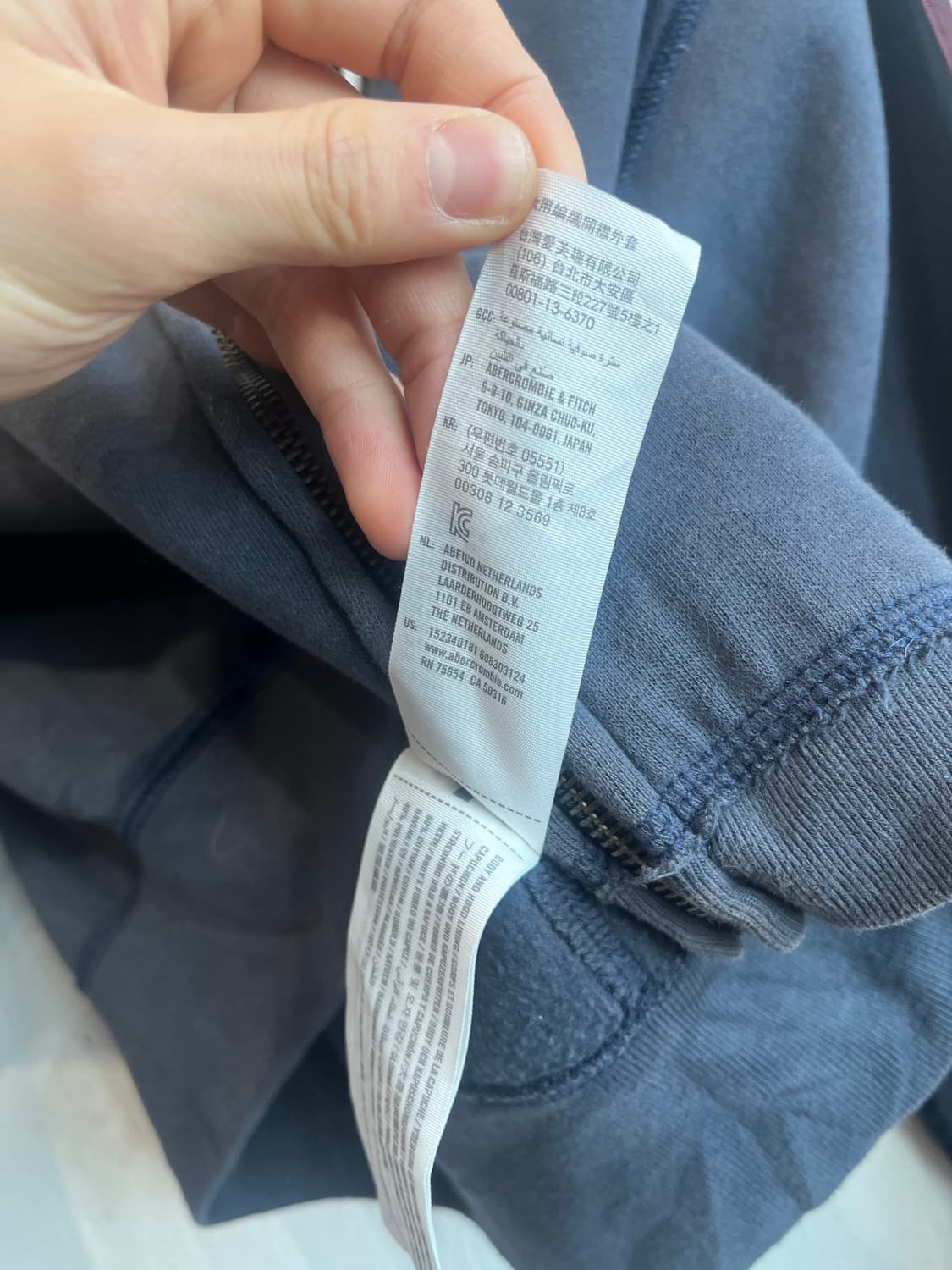 아베크롬비 기모 크롭 후드집업  상품이미지6