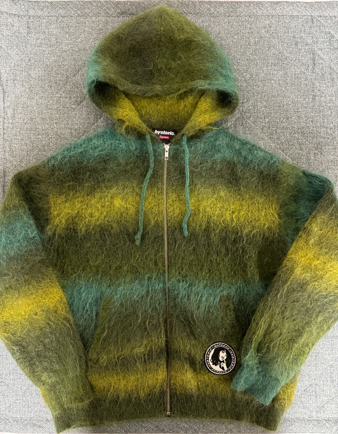 (S)슈프림 히스테릭글래머 모헤어 후드집업 상품이미지1