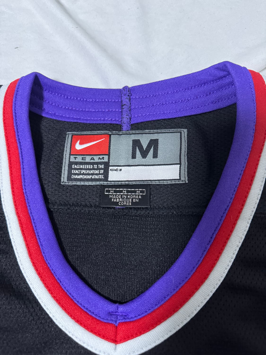 00s 나이키 nba 토론토 랩터스 웜업 져지 상품이미지5