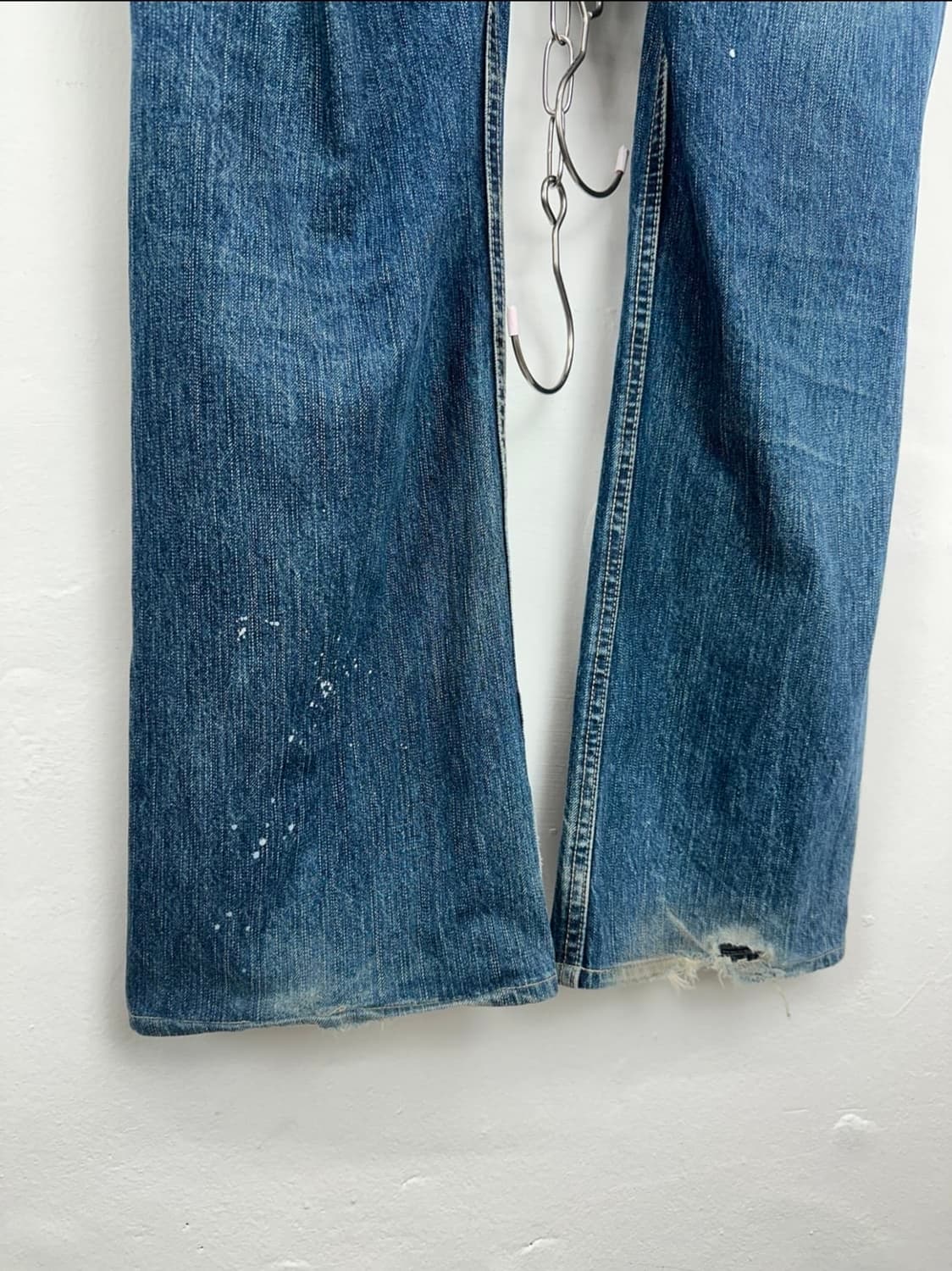 Paint splatter flared denim 상품이미지6
