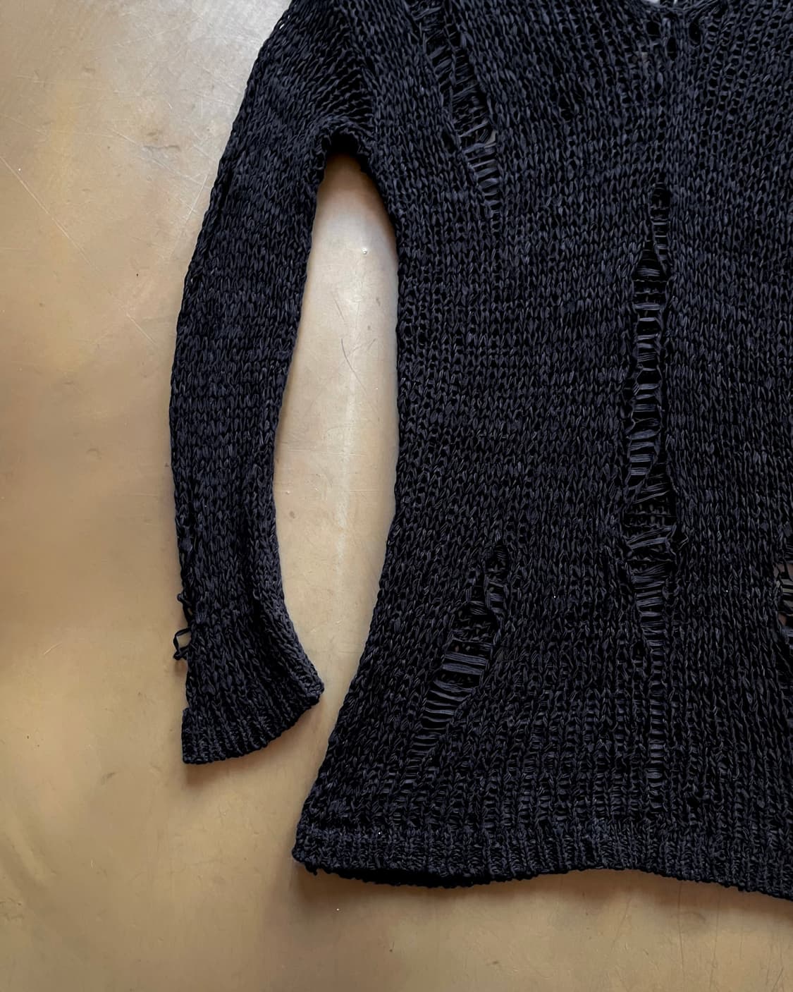 Jpn Vintage Grunge Mesh Damage Knit 상품이미지5