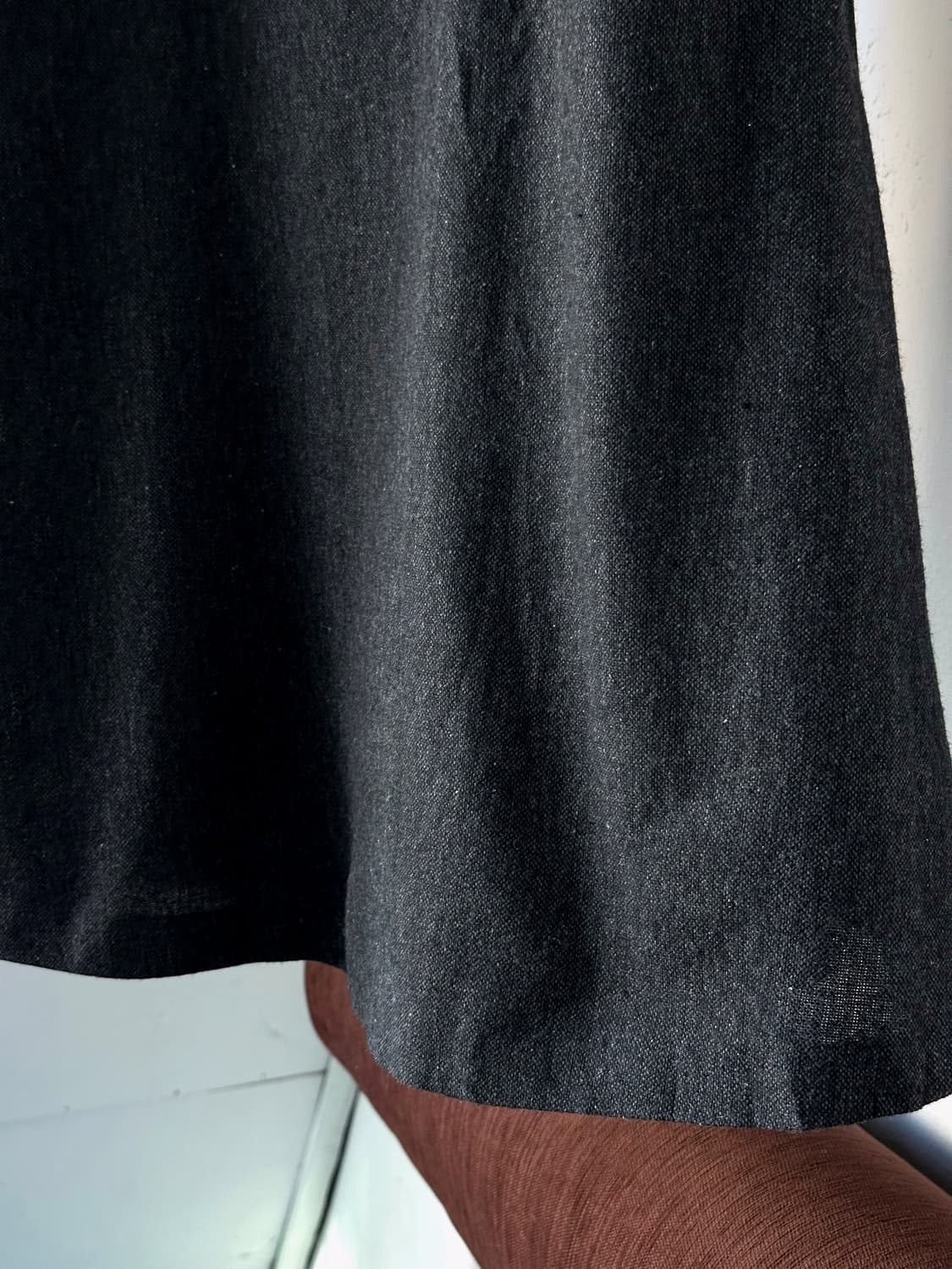 tweed fabric loose silhouette skirt 상품이미지4