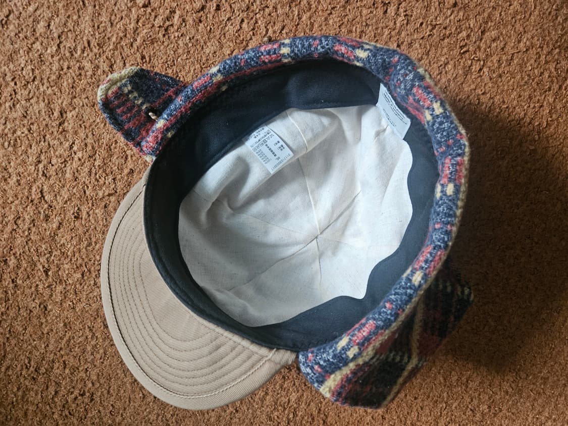 비즈빔 에비에이터 모자 visvim aviator hat khaki 상품이미지5