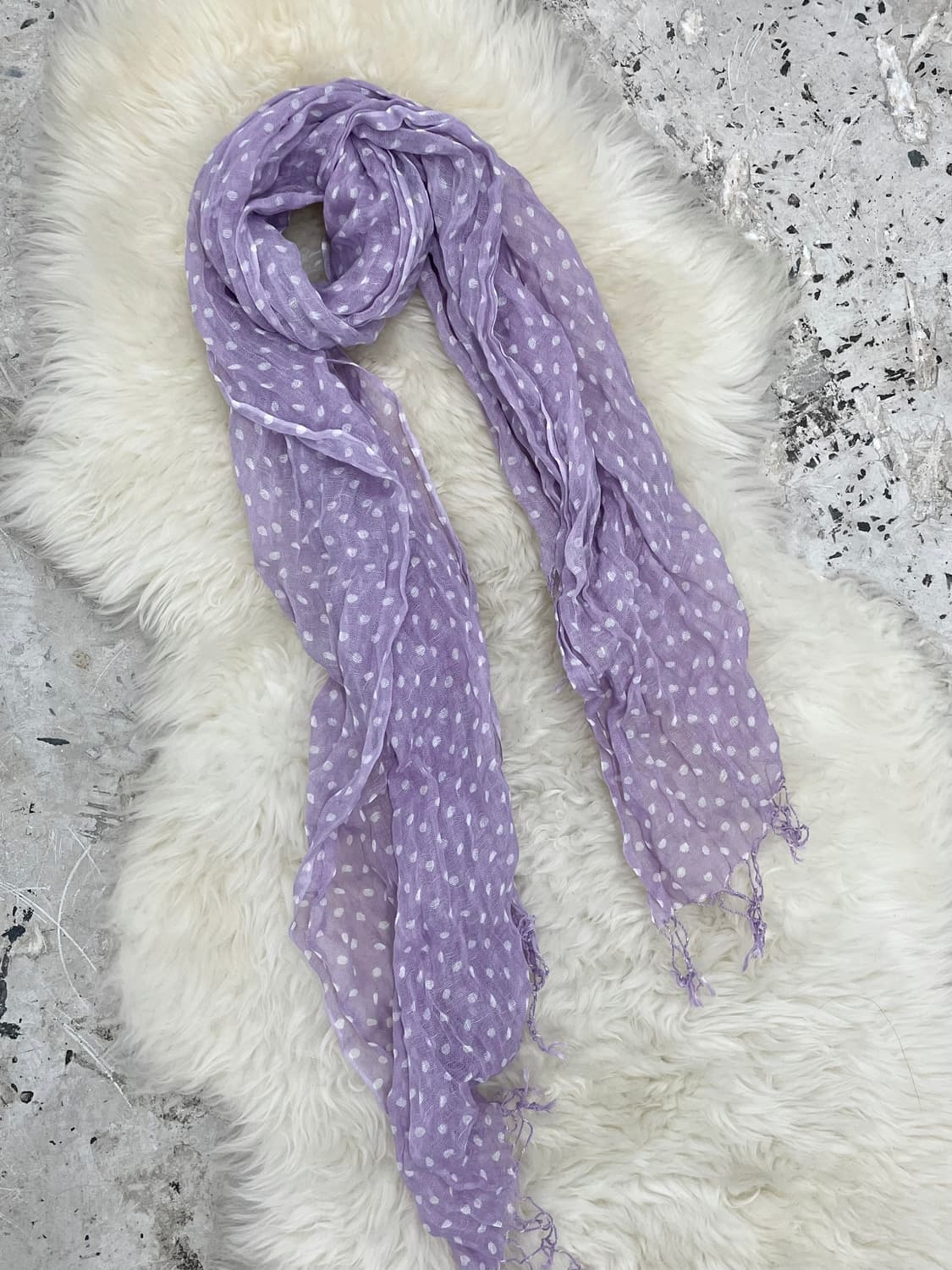 너드모리 도트 머플러  상품이미지5