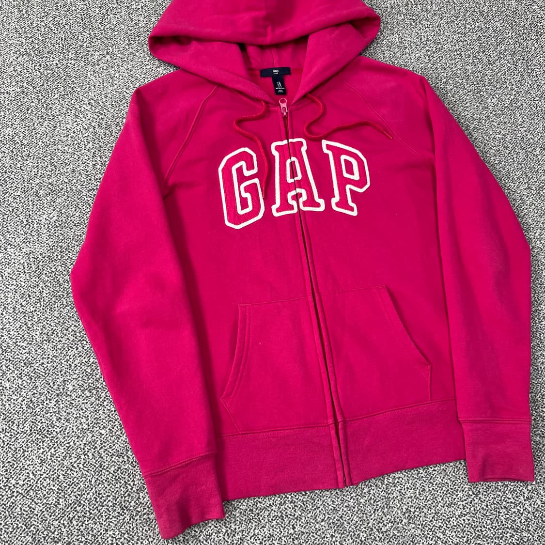 <갭 빅 로고 핑크 후드집업> No.1372 상품이미지6
