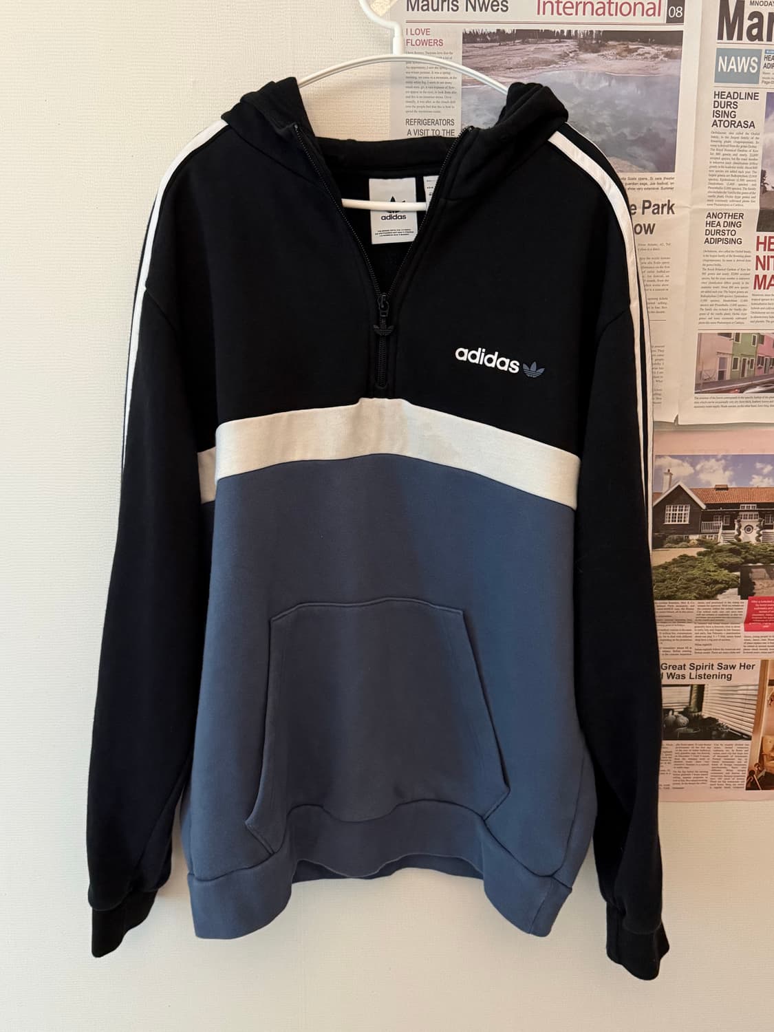 아디다스 반집업 후드티 상품이미지1