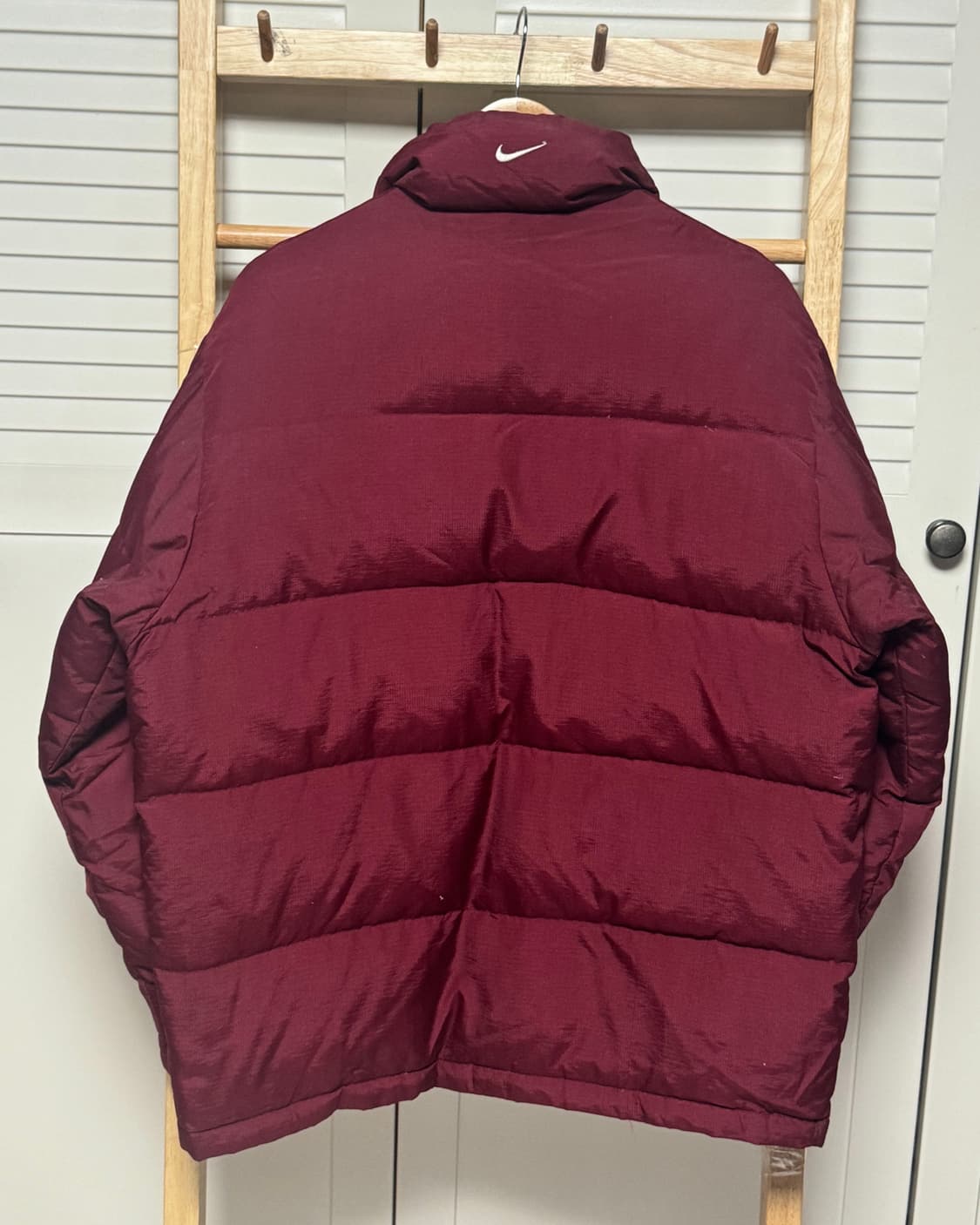 나이키 버건디 립스타 패딩 푸퍼 자켓  상품이미지5
