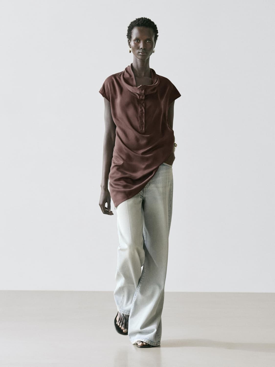 massimo dutti 언발란스 그레이프탑 상품이미지3