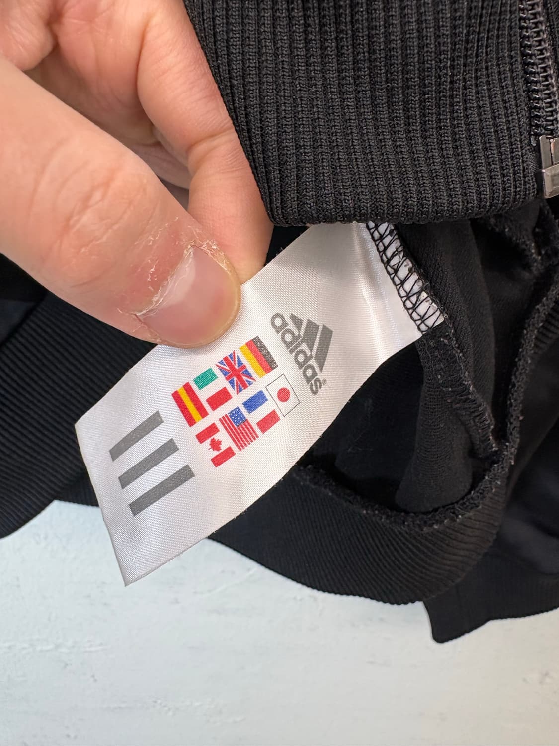 아디다스 빈티지 검금 큐빅 트랙탑 져지 상품이미지6