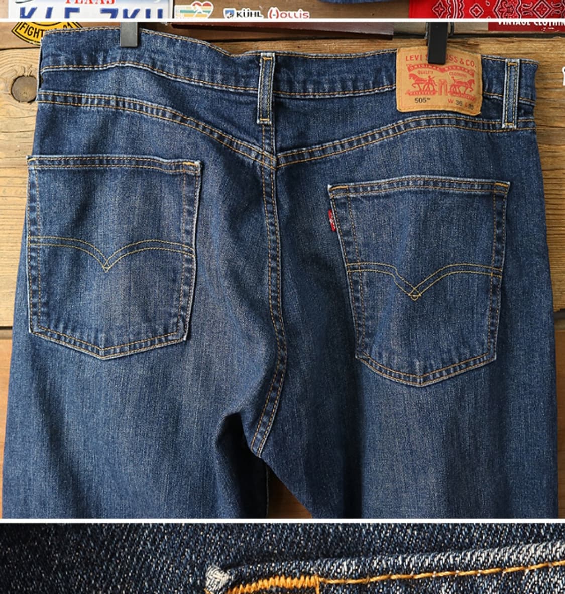 levis 리바이스 505 워싱 가공데님 36 상품이미지5