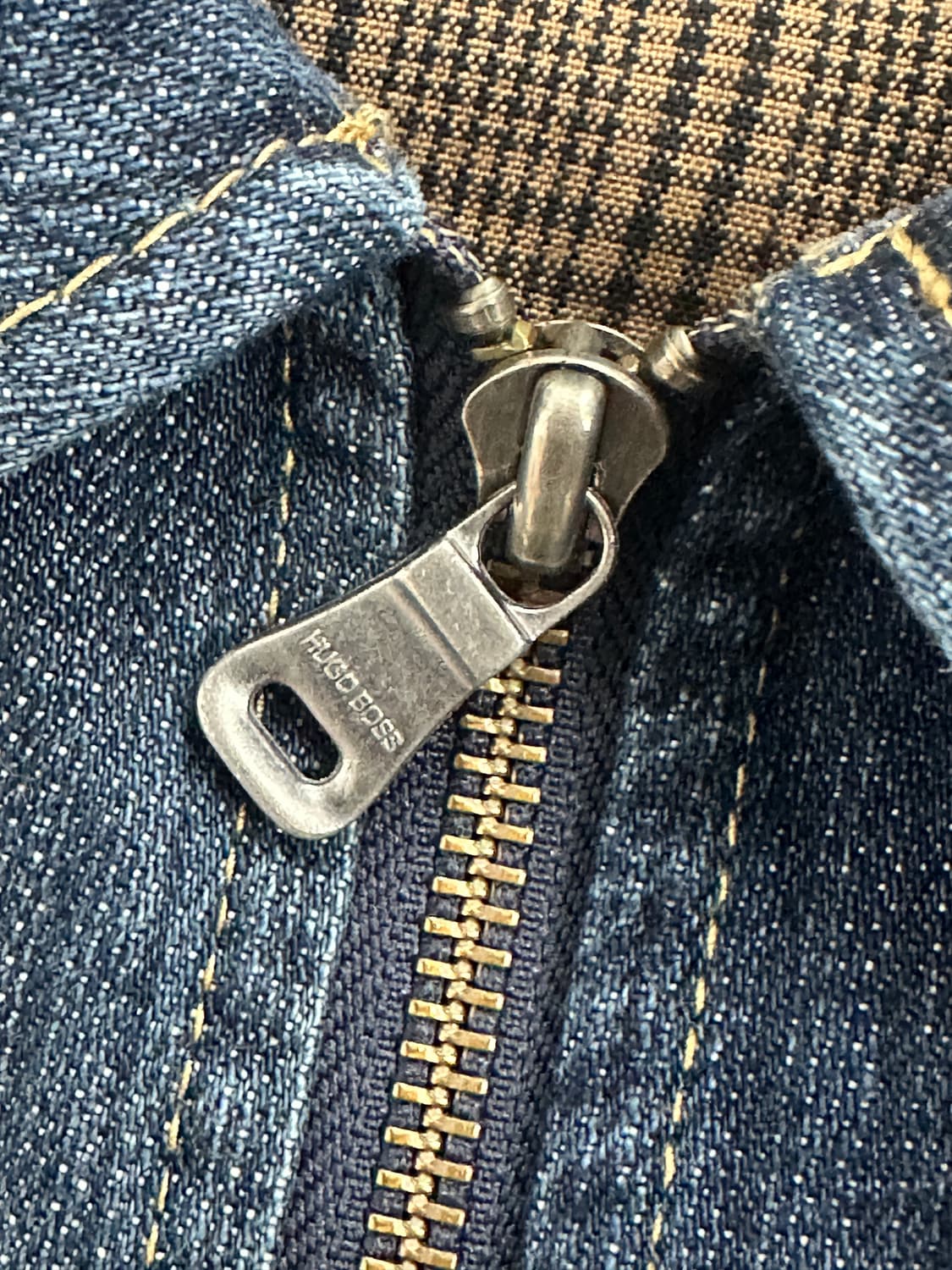 2006' 휴고보스 커브드 데님 집업 자켓 XL 상품이미지6