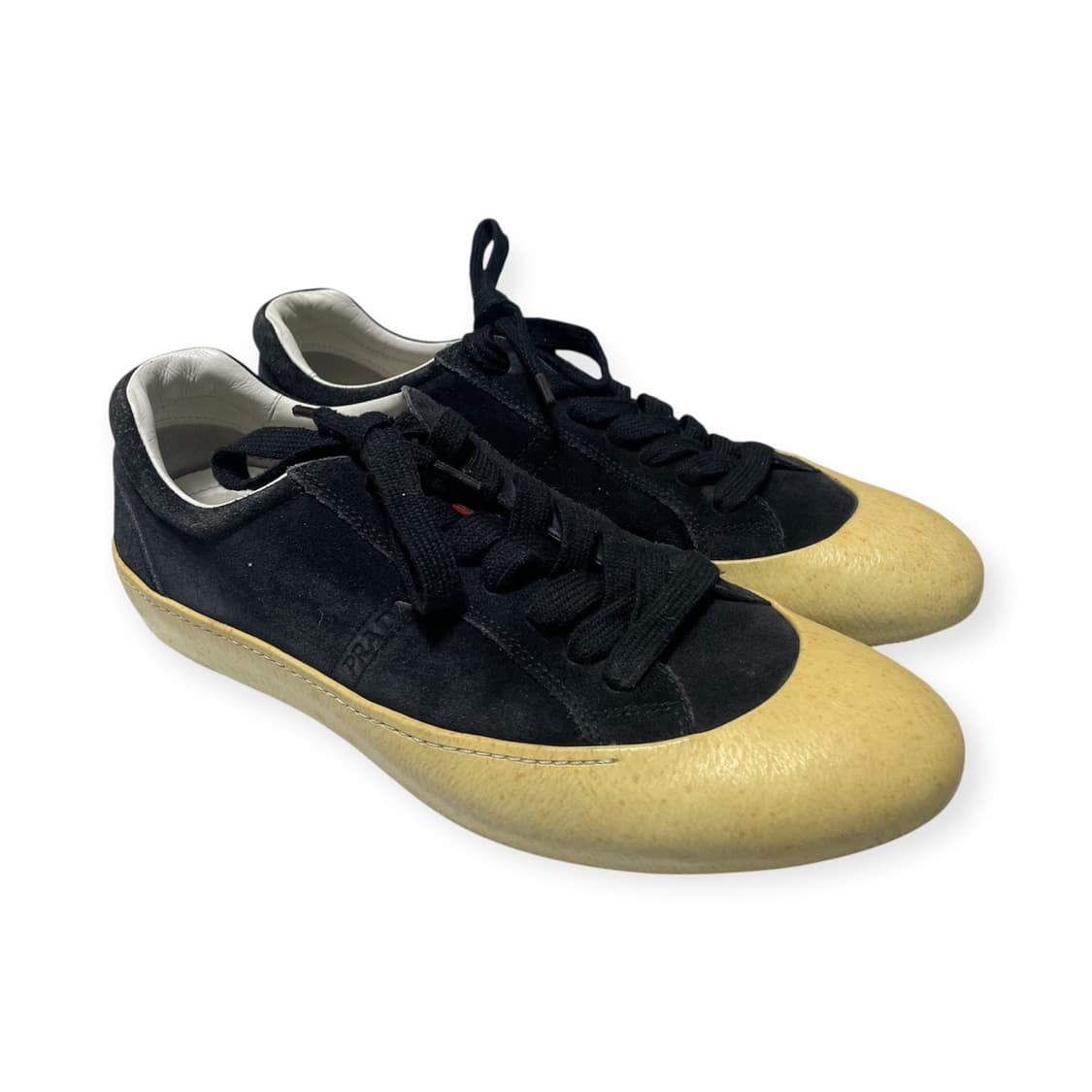 280~285) 프라다 스포츠 스웨이드 스니커즈 블랙 상품이미지2