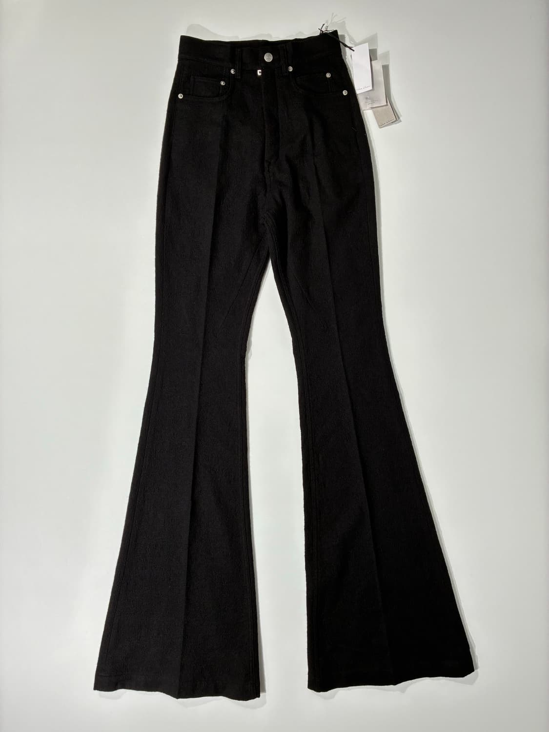 릭오웬스 볼란 부츠컷 팬츠 블랙 상품이미지1