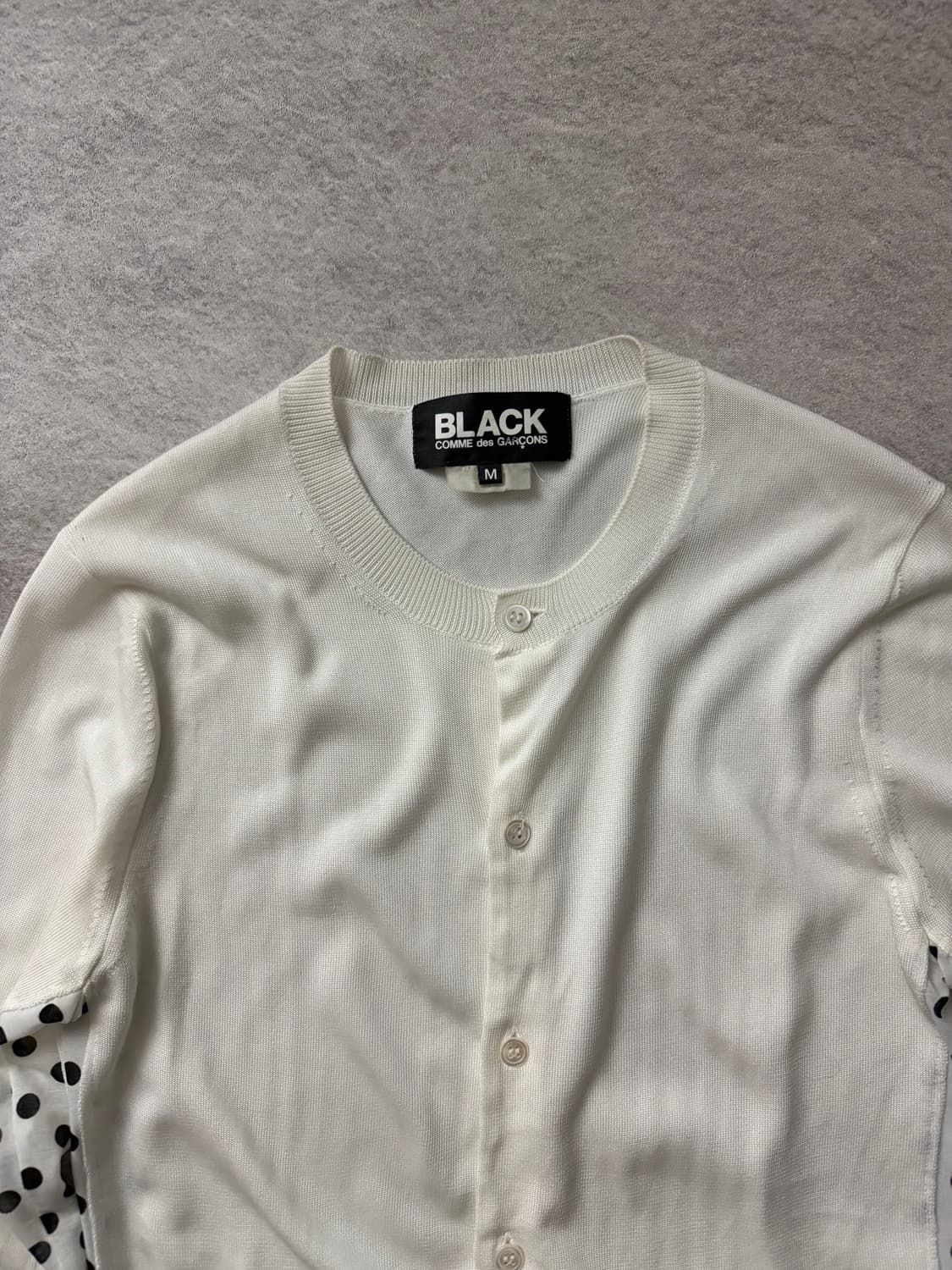 꼼데가르송 도트 가디건 상품이미지3