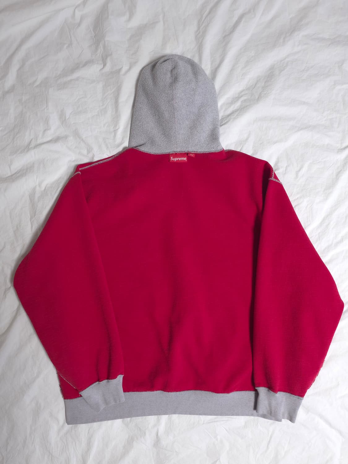 [XXL] 슈프림 23SS 인사이드 아웃 박스로고 후드 그레이 상품이미지4