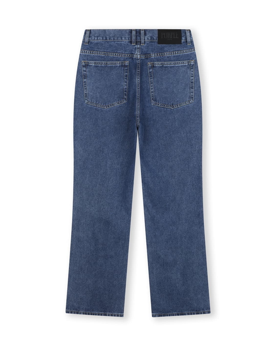 beslow FRONT SLIT DENIM PANTS WASHED BLU 상품이미지2