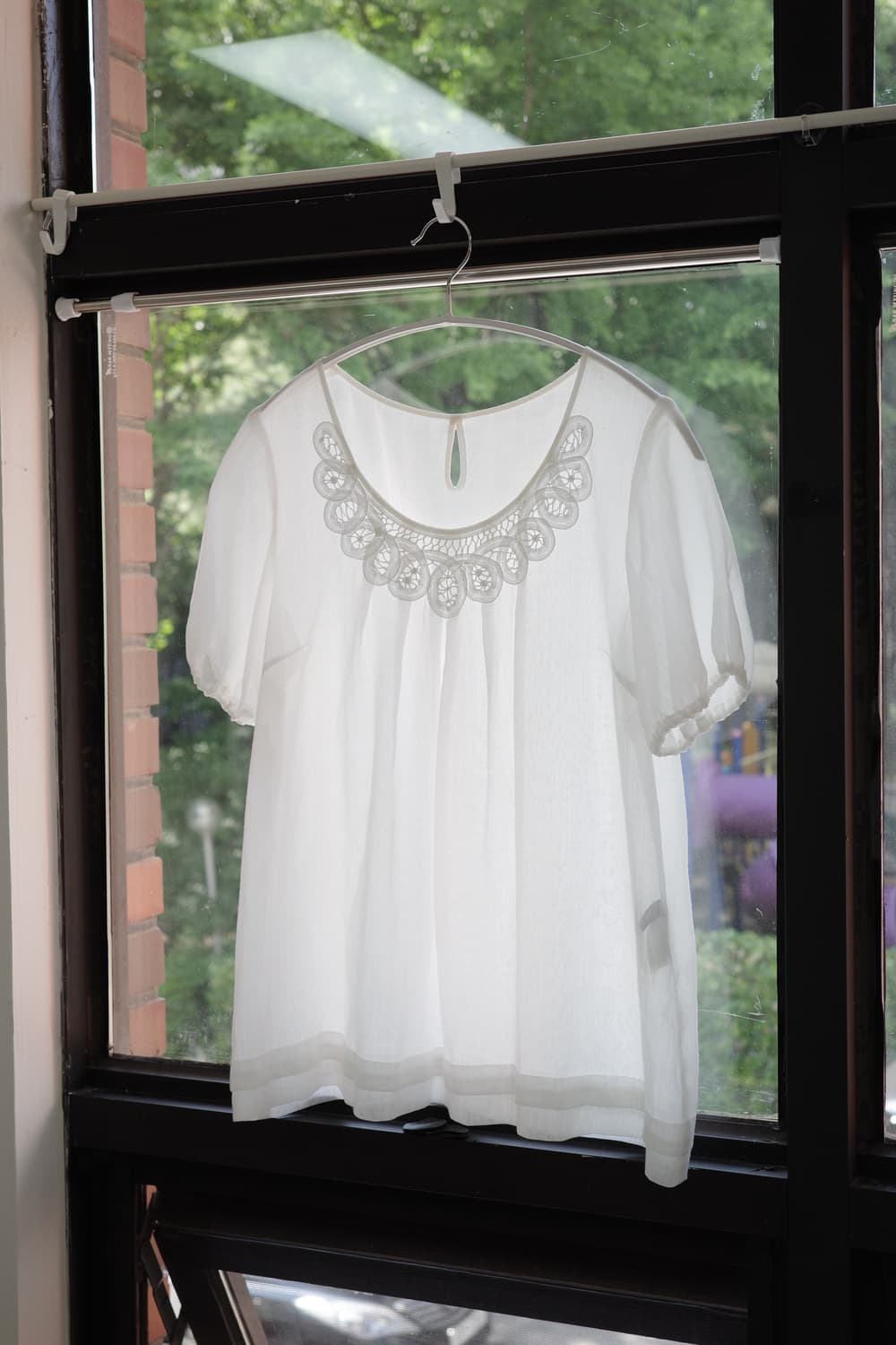 Lauture amont white blouse 상품이미지9