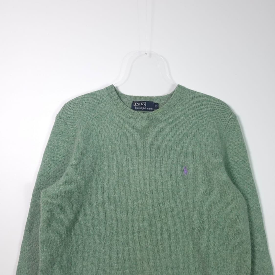 Polo Ralph Lauren 메리노울 니트 그린 XL 상품이미지3