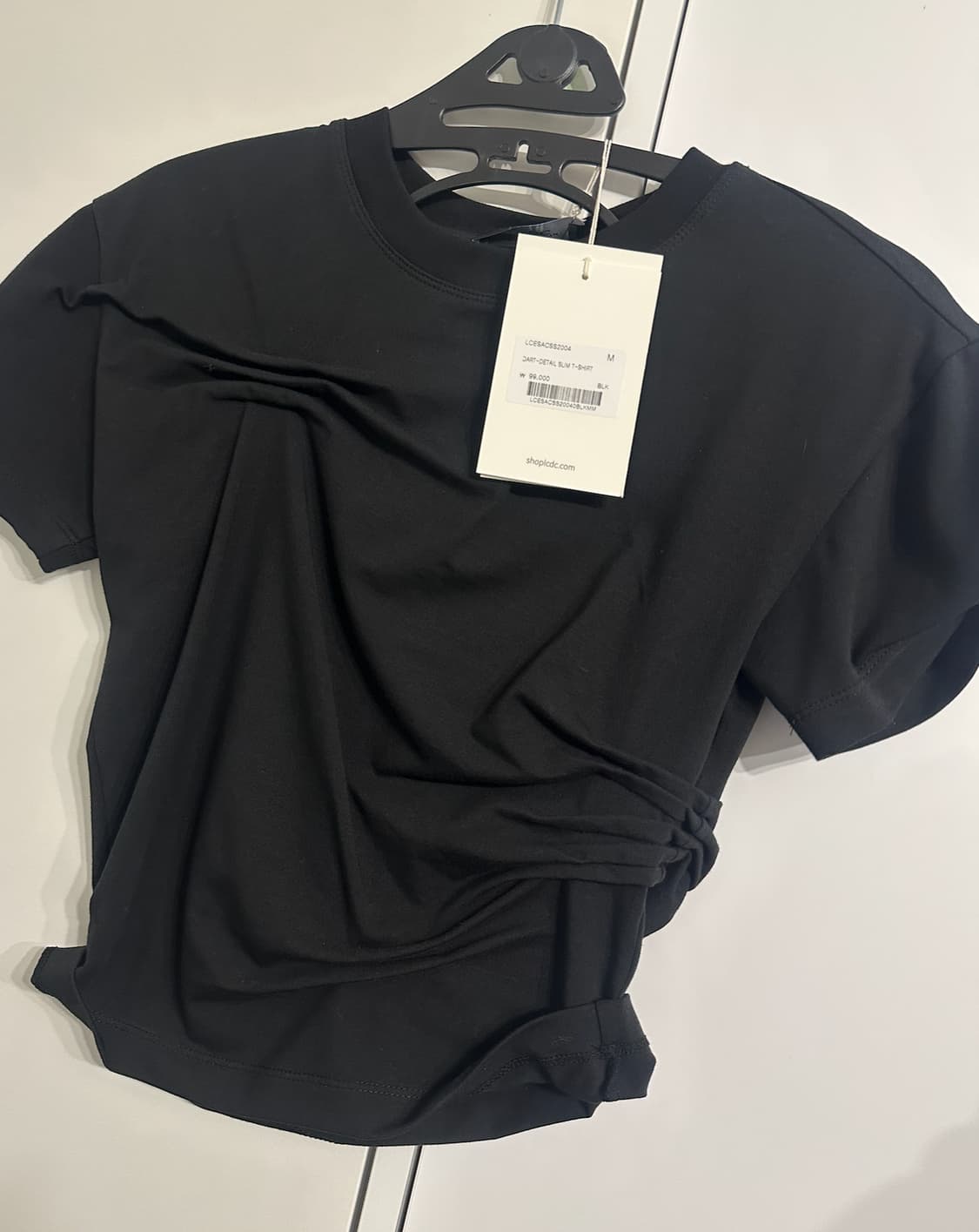 m)엘씨디씨 다트 슬립 블랙 티셔츠 lcdc 상품이미지1