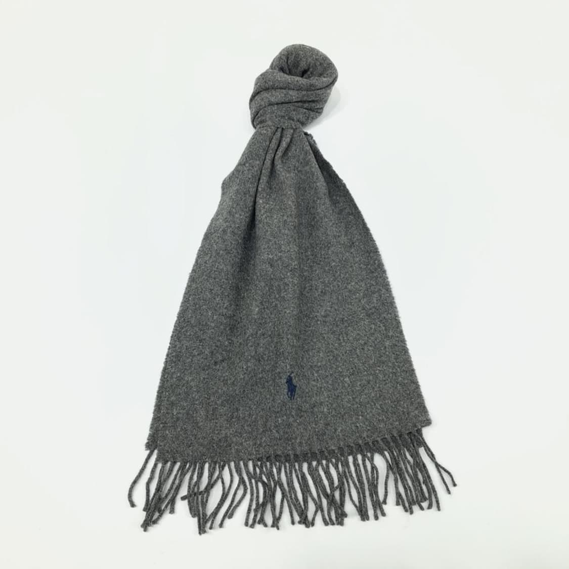 (MX024)폴로 랄프로렌 그레이 램스울 목도리 머플러 상품이미지1