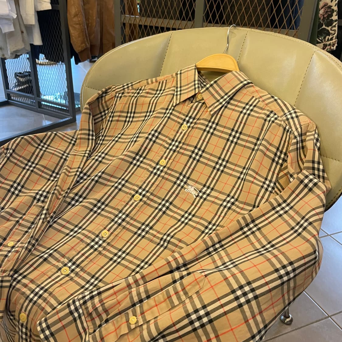 버버리 노바체크 셔츠 상품이미지1