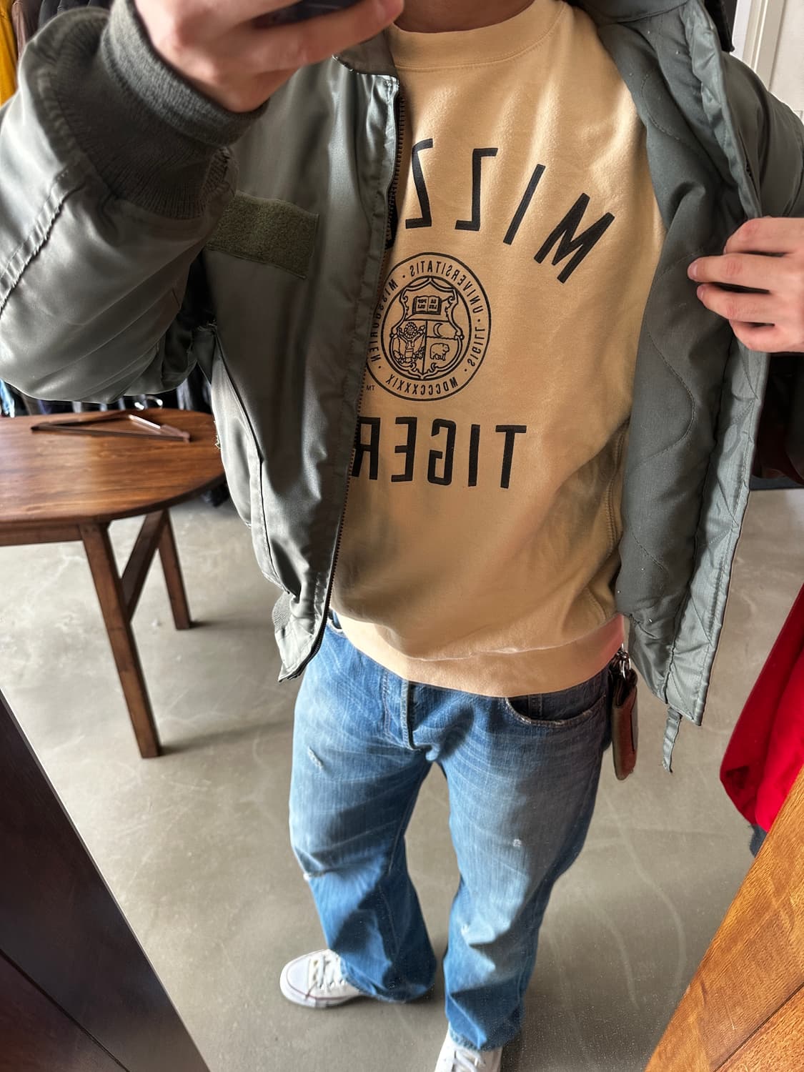 MW sports pro weave 컬리지 스웻셔츠 맨투맨  상품이미지7