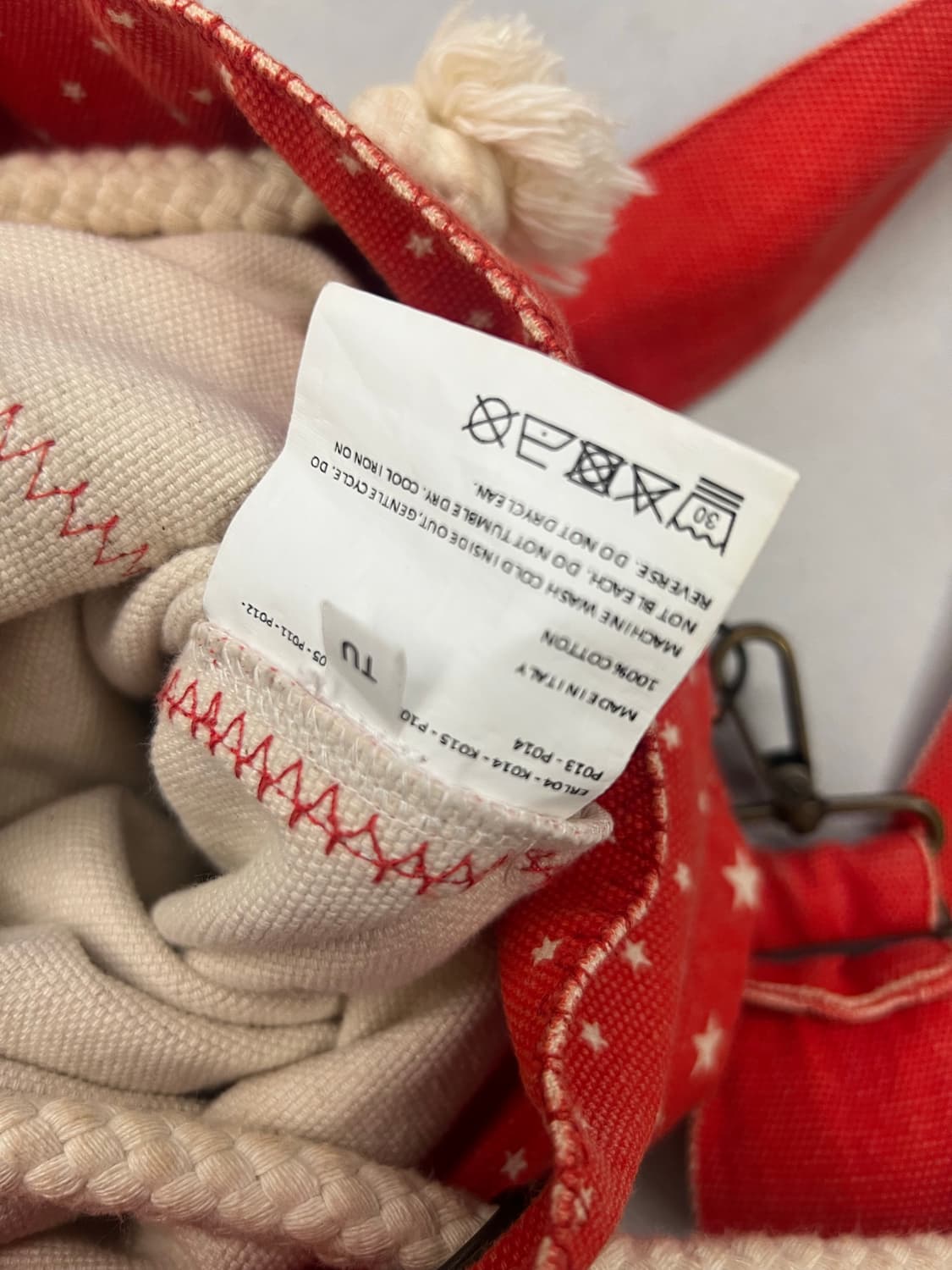 ERL 스타 캔버스 숄더 투웨이백 상품이미지9