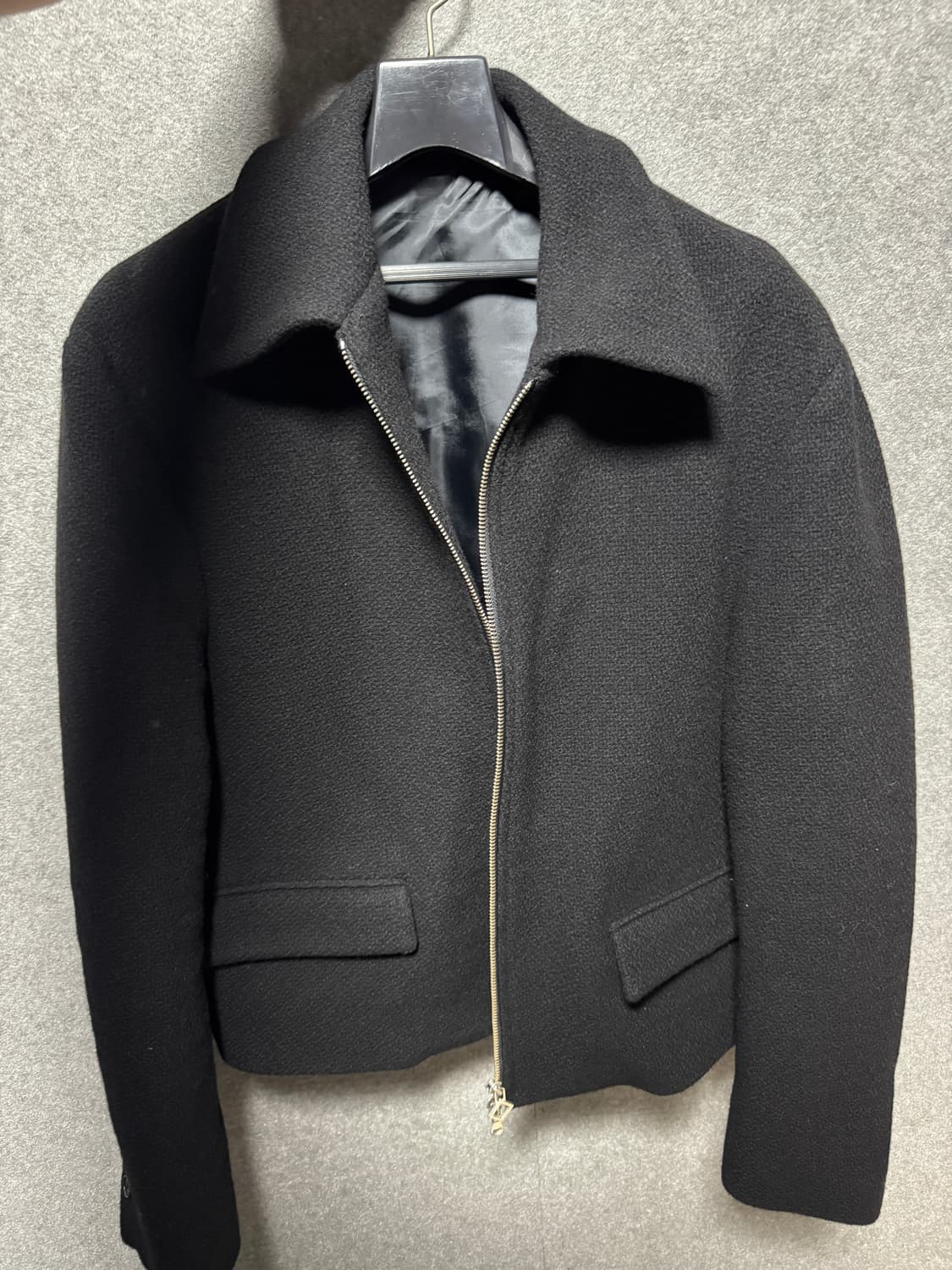 세비지 Wool Blended Short Jacket 울 자켓-블랙 상품이미지2