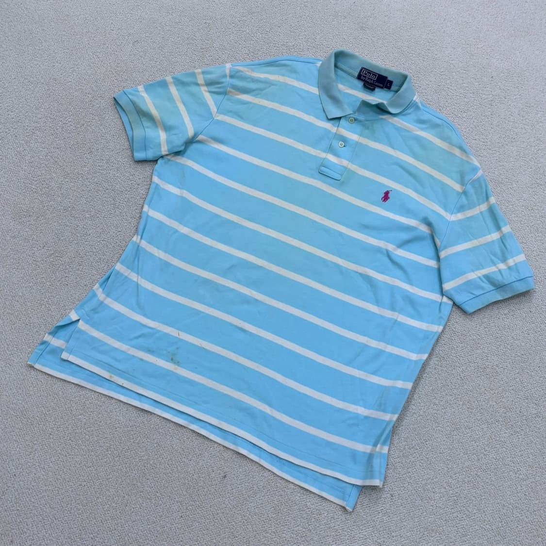 L 폴로랄프로렌 반팔 카라 티셔츠 0408E2 상품이미지1