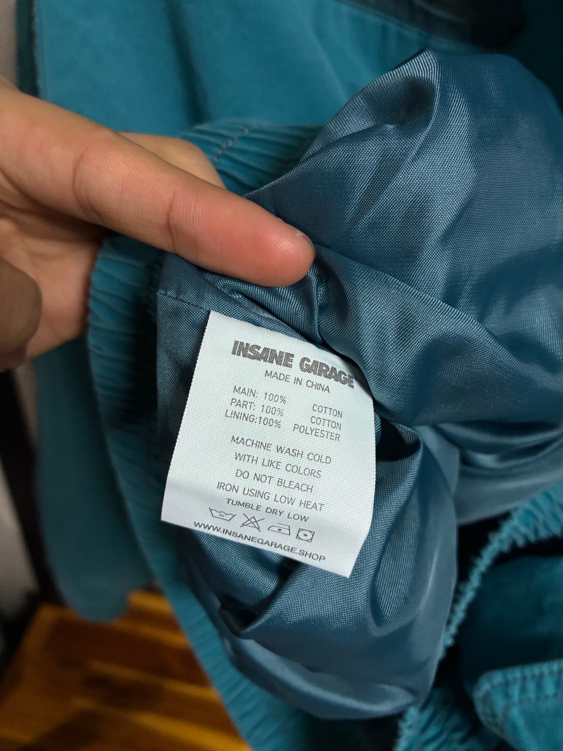 인세인개러지 패티드 숄더 해링턴 자켓 상품이미지9