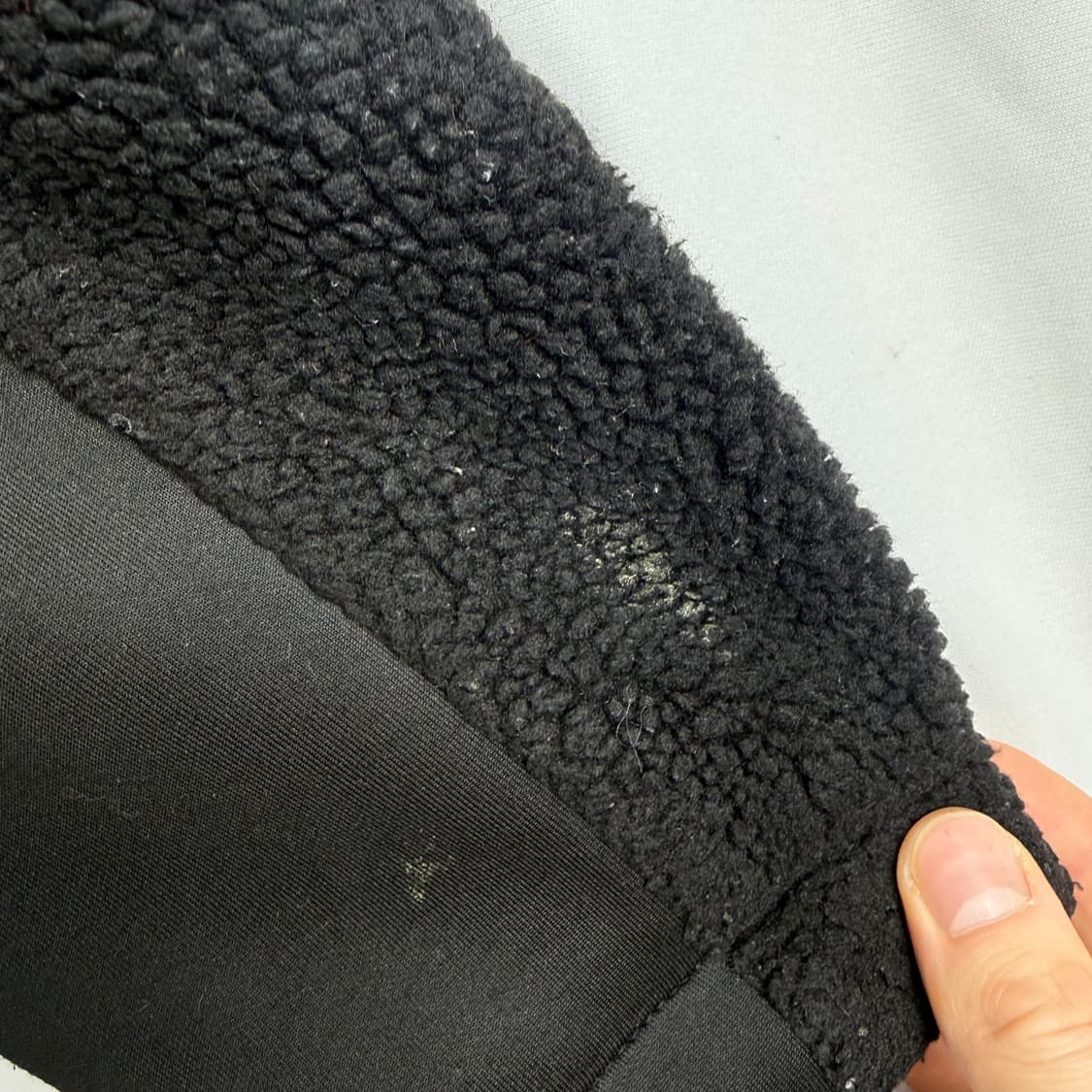 100) 장미쉘바스키아 양털 플리스 집업 자켓 블랙 상품이미지8